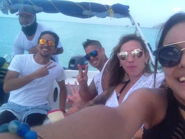 En Los Roques con Los Panas